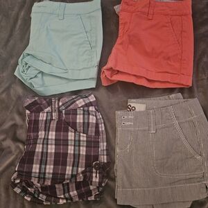 Size 1 - JUNIORS/Women's Shortie Shorts LOT OF 4